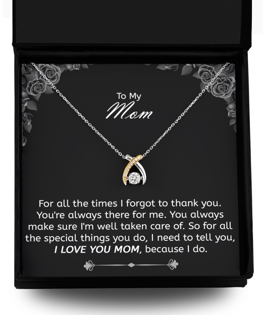 Mother Gift Necklace, .925 Sterling Silver And Gold Necklace, For All The Special Things You