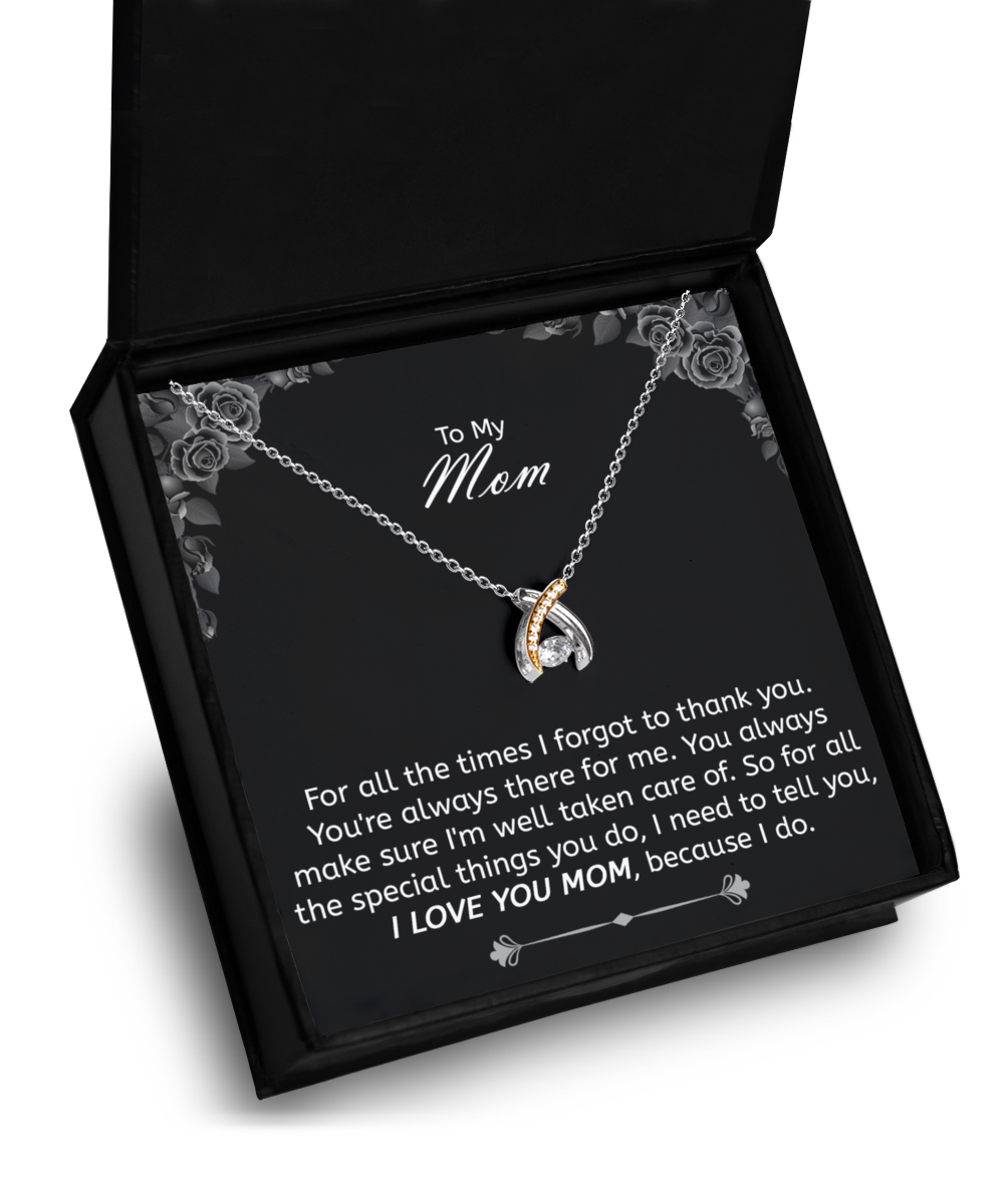 Mother Gift Necklace, .925 Sterling Silver And Gold Necklace, For All The Special Things You