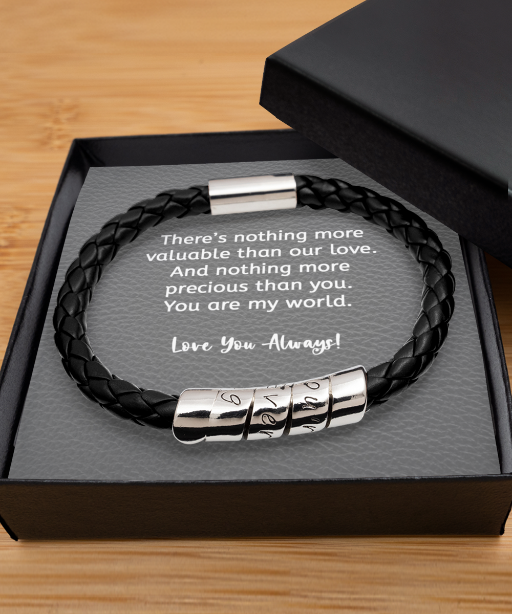 Men’s Bracelet Gift for Husband or Boyfriend