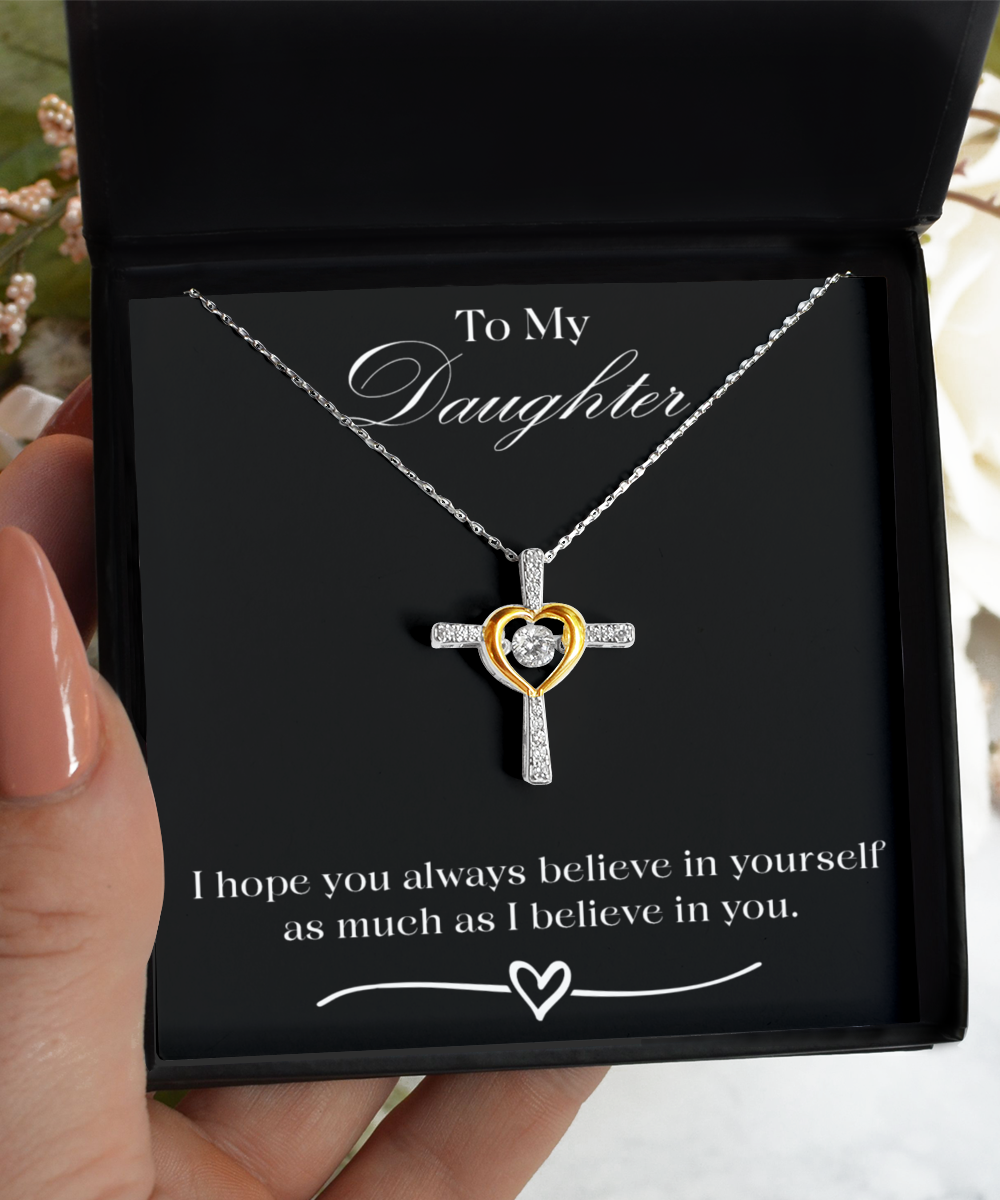 Daughter Gift Necklace, Elegant .925 Sterling Silver and Gold, Gift For Daughter